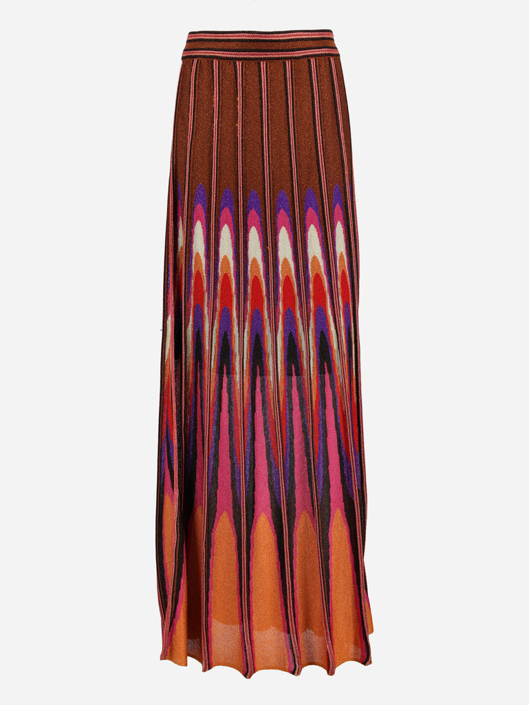 Missoni Maxi Skirt With Scarf - 90s