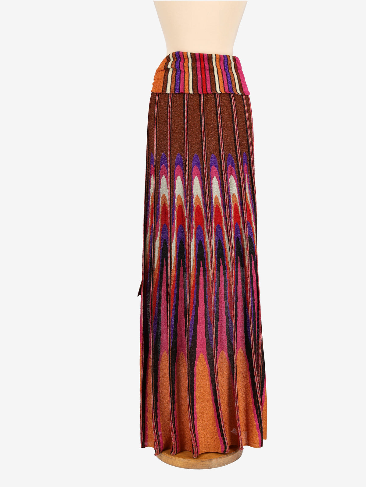 Missoni Maxi Skirt With Scarf - 90s