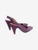 Miu Miu Purple Suede Pointed-Toe Heels W2926.48  Miu Miu 