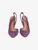 Miu Miu Purple Suede Pointed-Toe Heels W2926.48  Miu Miu 