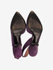 Miu Miu Purple Suede Pointed-Toe Heels W2926.48  Miu Miu 