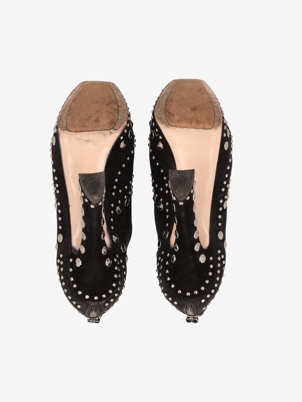 Miu Miu FW2012 Studded Platform Ankle Boots W6826.13  Miu Miu 
