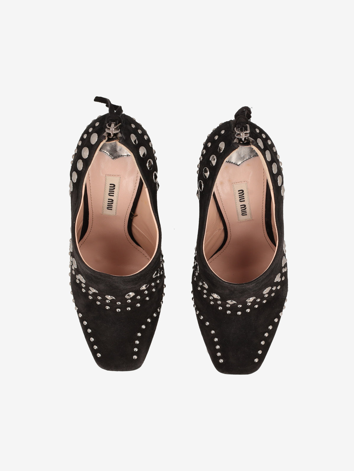 Miu Miu FW2012 Studded Platform Ankle Boots W6826.13  Miu Miu 