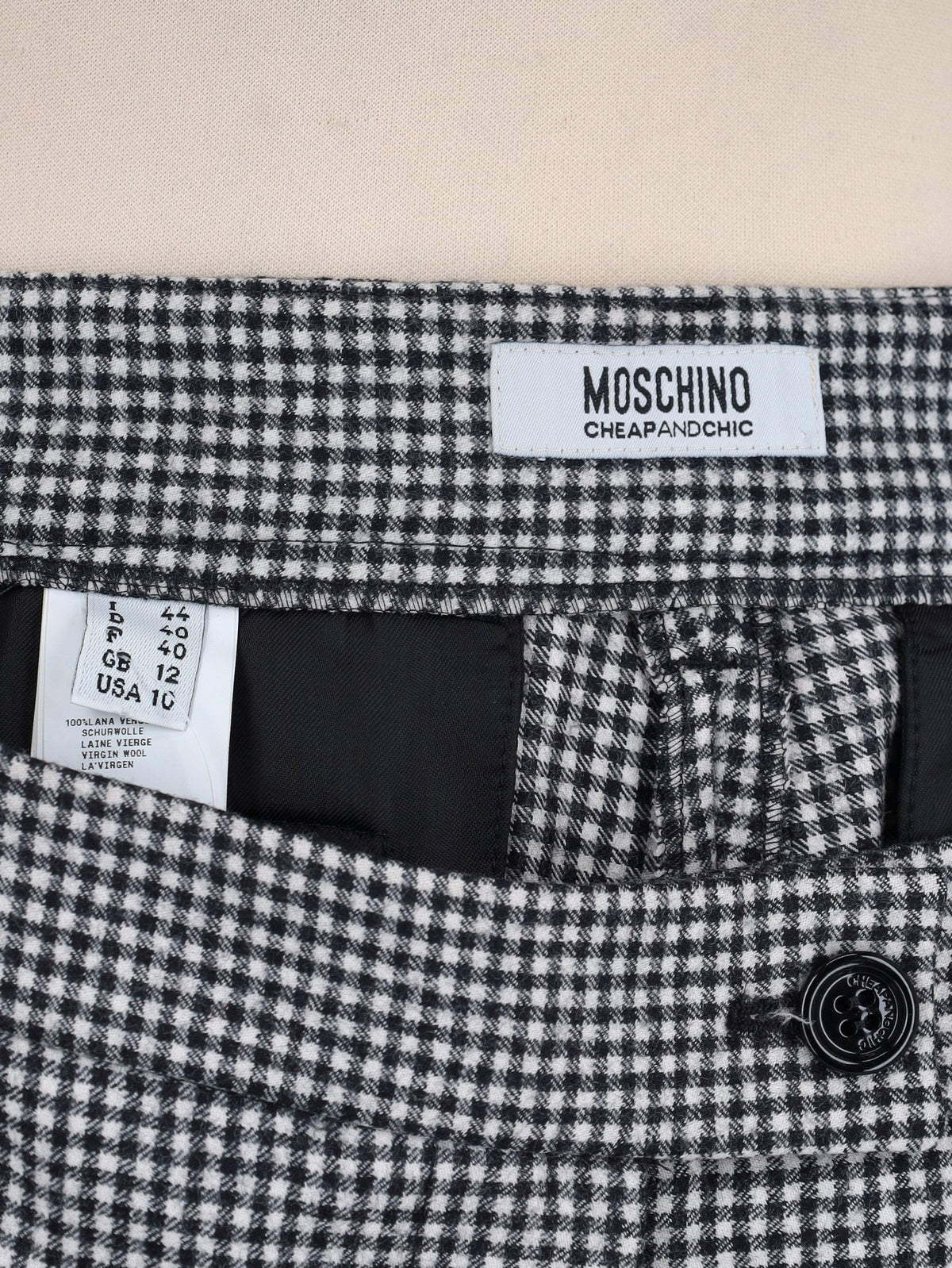 Moschino Cheap&Chic Check Trousers W080725  Moschino 