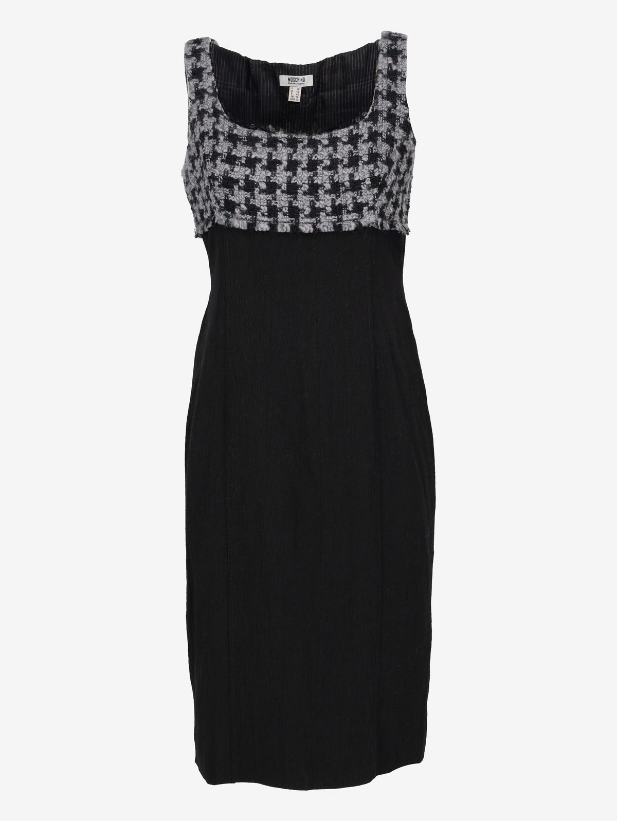 Moschino Cheap and Chic Vintage Tweed-Effect Midi Dress W191026.11  Moschino 