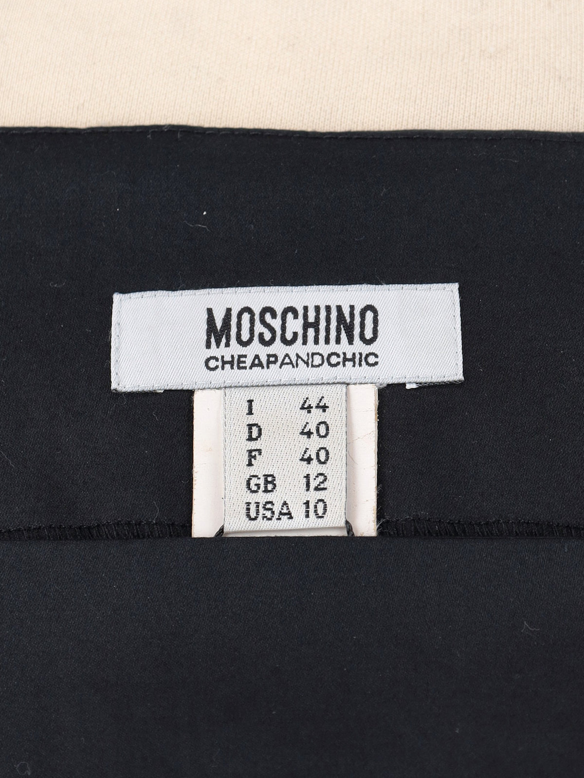 Moschino Cheap and Chic Vintage Black Dress W191026.16  Moschino 