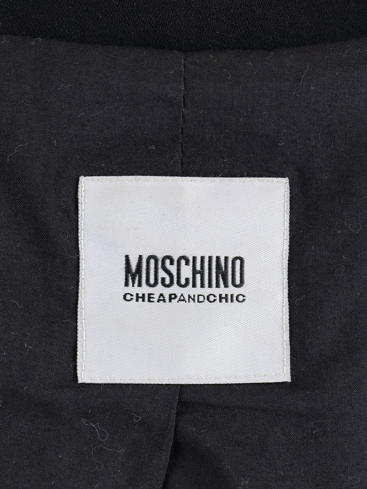 Moschino Cheap and Chic Black Bow-Detail Blazer W191026.19  Moschino 