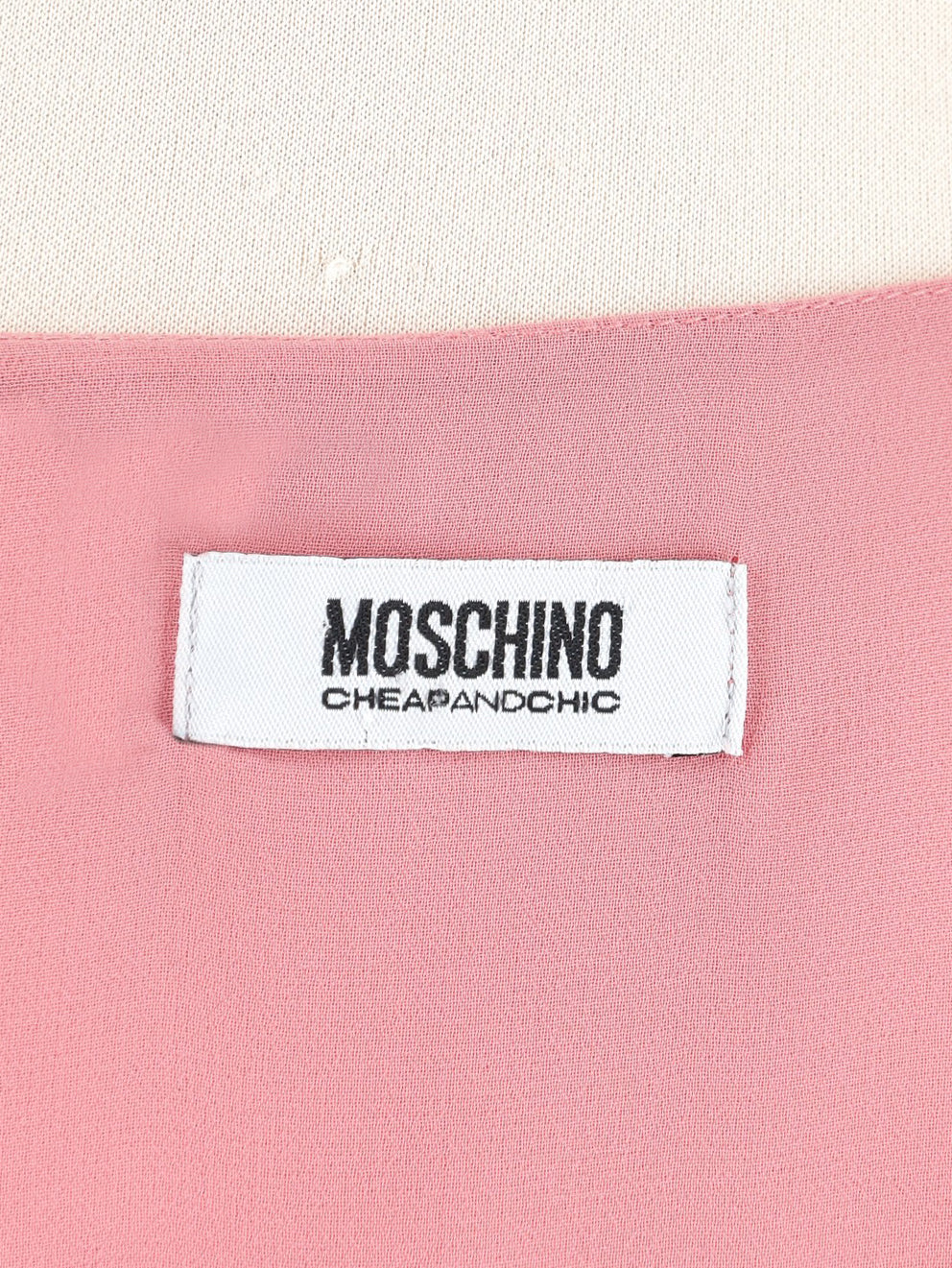 Moschino Cheap and Chic Pink Midi Dress with Bow Detail W191026.22  Moschino 