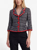 Moschino Cheap and Chic Cropped Wool-Blend Check Jacket W191026.28  Moschino 
