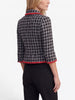 Moschino Cheap and Chic Cropped Wool-Blend Check Jacket W191026.28  Moschino 