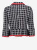 Moschino Cheap and Chic Cropped Wool-Blend Check Jacket W191026.28  Moschino 