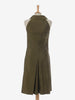 Moschino Military Green Midi Dress