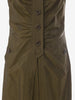 Moschino Military Green Midi Dress