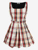 Moschino Tartan Midi Dress WCV240602  Moschino 