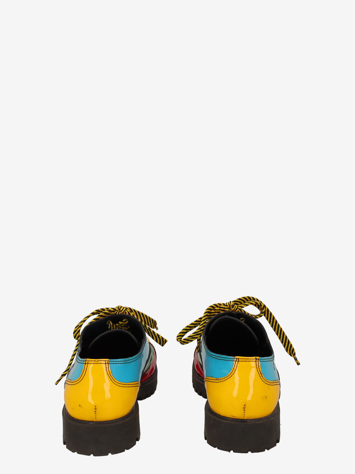 Moschino Patchwork Patent Leather Derby Shoes WCV250819.12  Moschino 