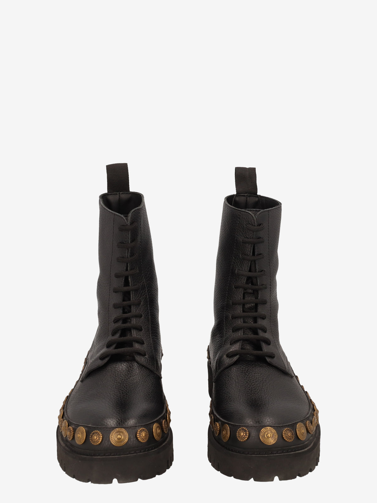 Moschino Studded Leather Boots WCV250821.03  Moschino 