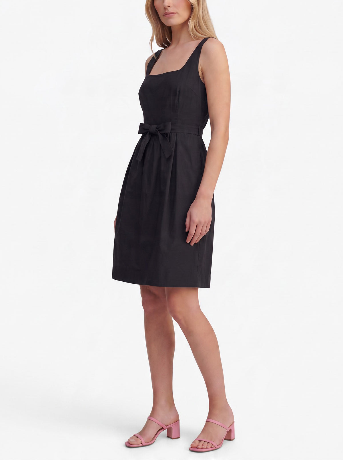 Moschino Boutique Black Midi Dress with Bow Detail W191026.25  Moschino Boutique 