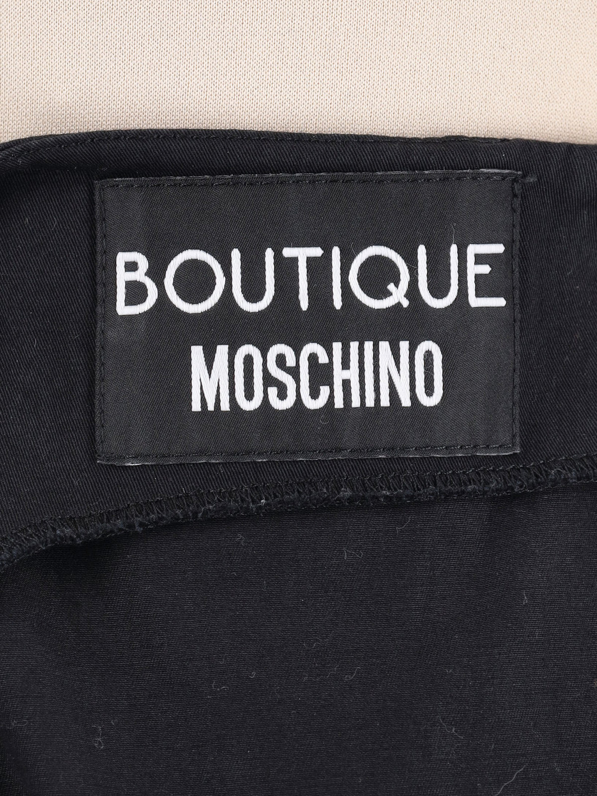 Moschino Boutique Black Midi Dress with Bow Detail W191026.25  Moschino Boutique 