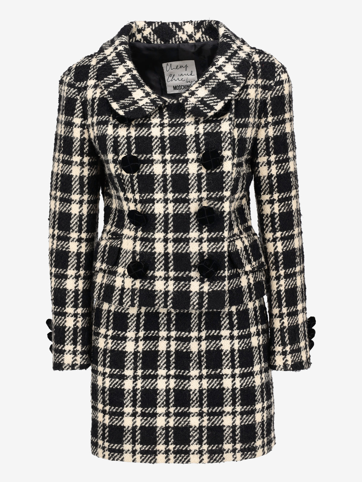 Moschino Cheap and Chic Vintage Tweed-Effect Skirt Suit W191026.13  Moschino Cheap And Chic 