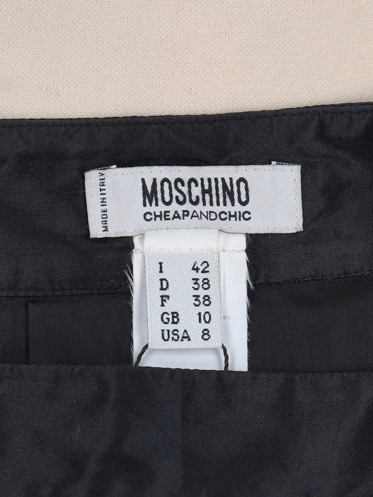 Moschino Cheap and Chic Black Flared Midi Skirt W191026.8  Moschino Cheap And Chic 