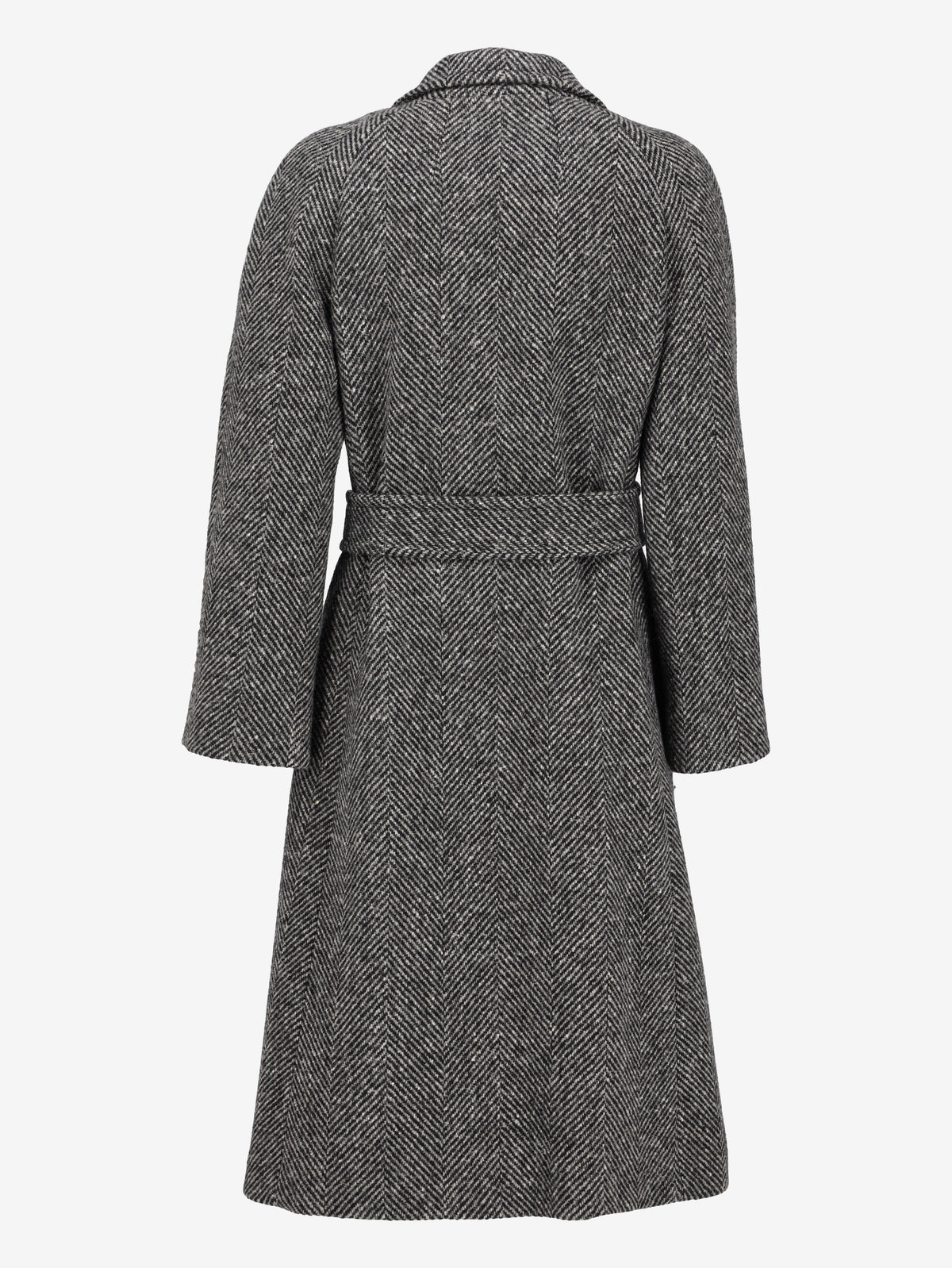 Moschino Embroidered Wool Belted Coat CVM26.22.56  Moschino Couture 