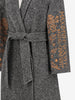 Moschino Embroidered Wool Belted Coat CVM26.22.56  Moschino Couture 