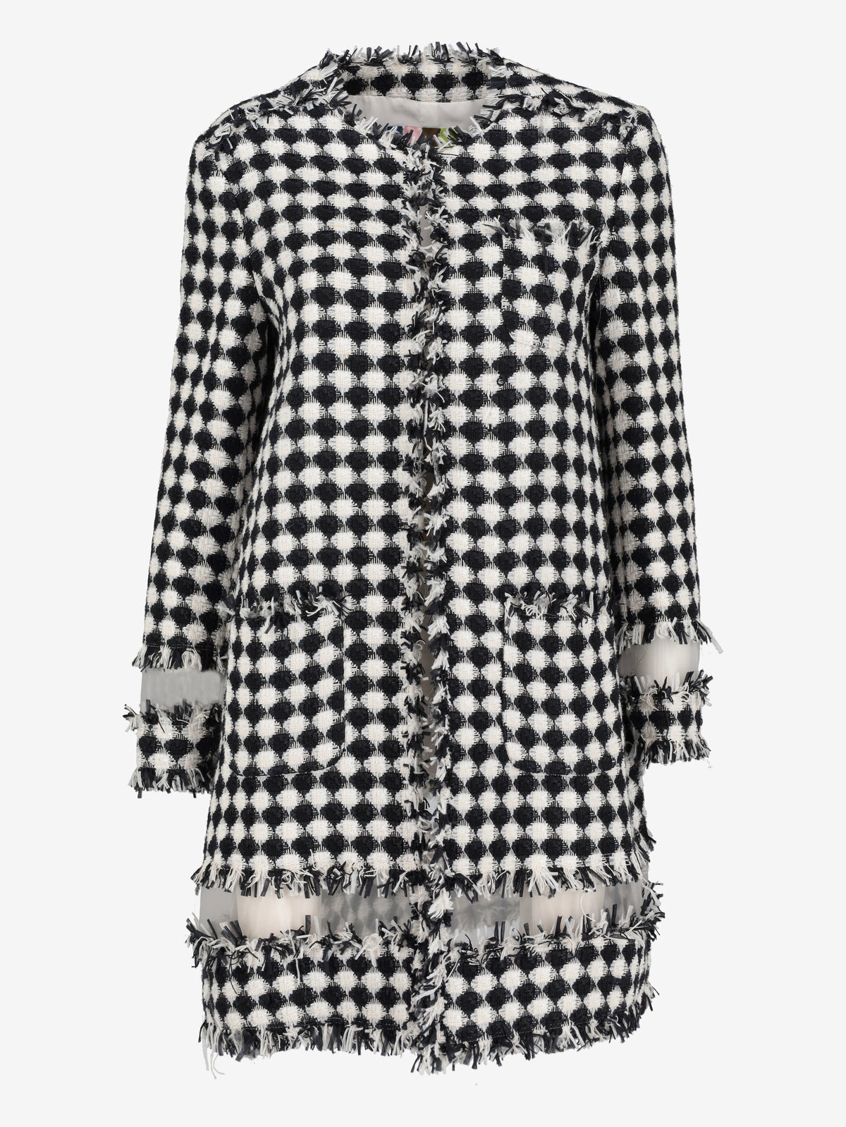 MSGM Checkered Lightweight Coat CVM26.6.147  MSGM 