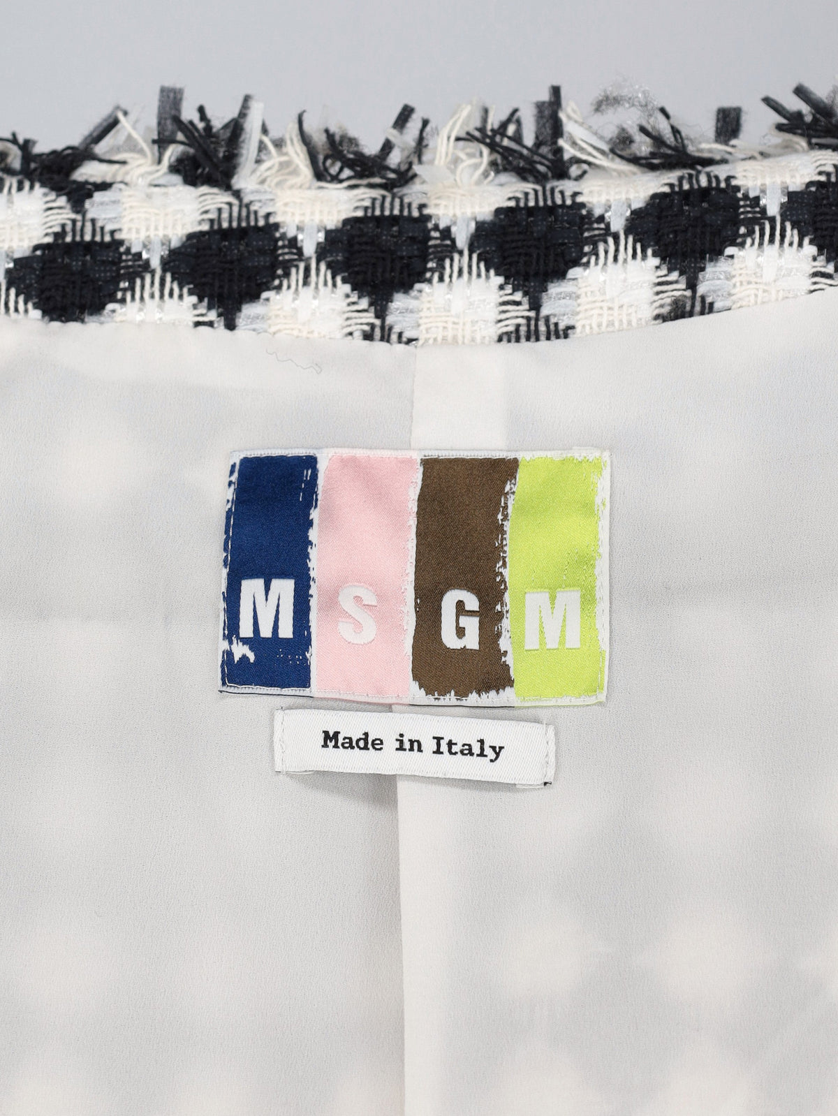 MSGM Checkered Lightweight Coat CVM26.6.147  MSGM 