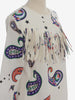 MSGM Fringed Patterned Blouse