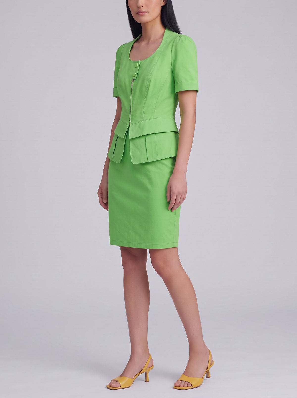Mugler Vintage Skirt Suit with Short-Sleeved Top W140926.1  Mugler 