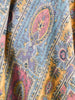 1970s silk scarf with oriental-inspired print W22050640  Vintage 