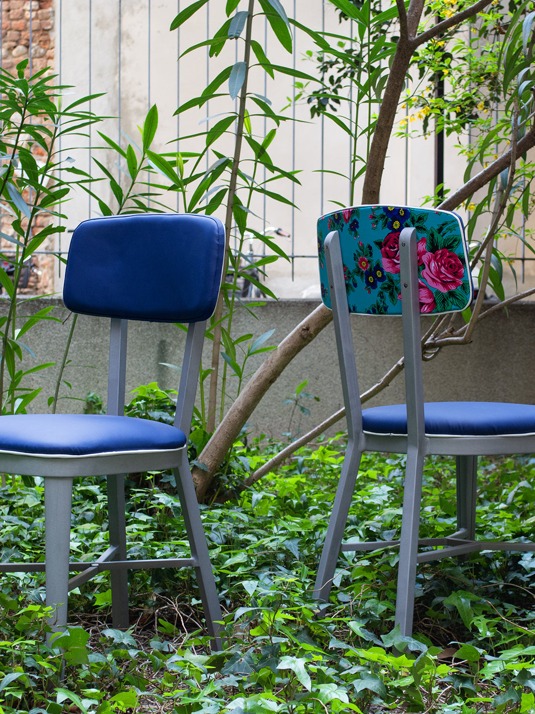 Vintage aluminum chairs