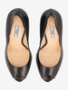 Prada Classic Black Leather Peep-Toe Pumps W191026.4  Prada 