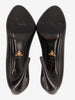 Prada Classic Black Leather Peep-Toe Pumps W191026.4  Prada 