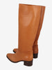 Prada Brown Leather Equestrian Boots W29092026.10  Prada 
