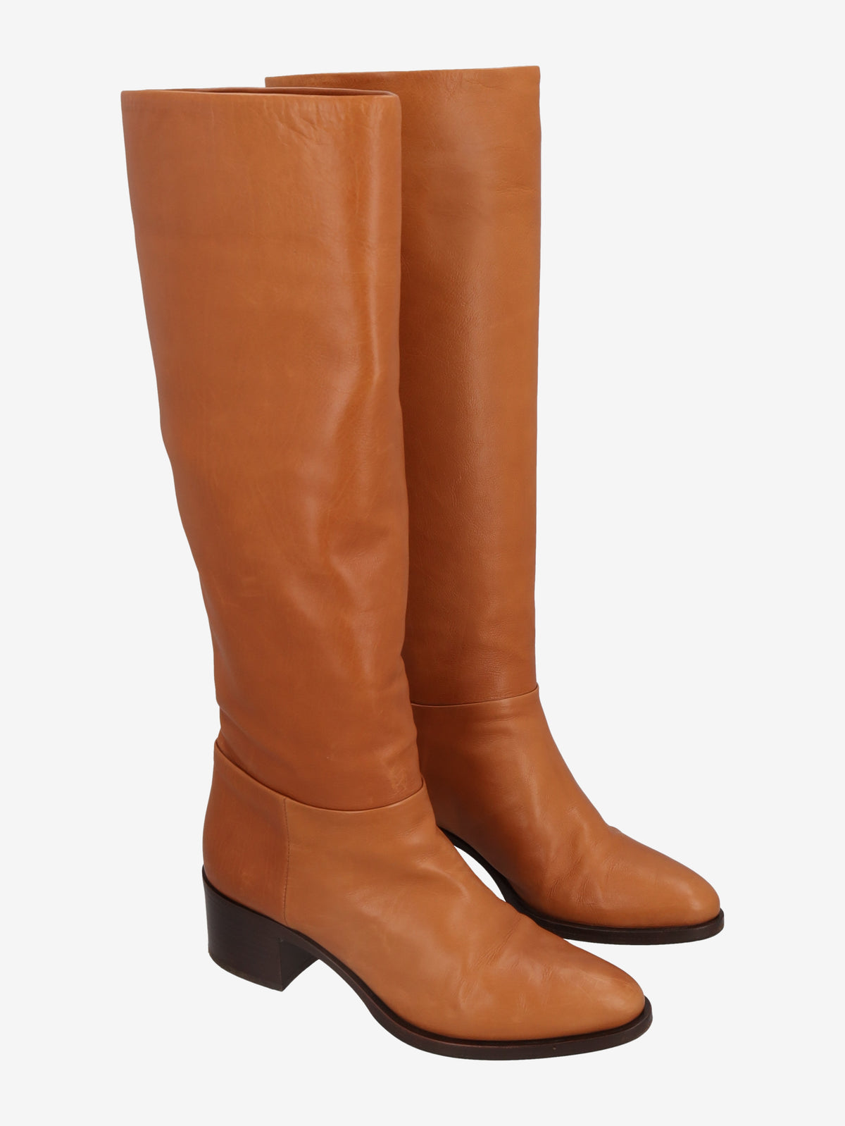 Prada Brown Leather Equestrian Boots W29092026.10  Prada 