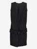 Prada Sleeveless Wool Midi Dress with Back Bow W2926.3  Prada 