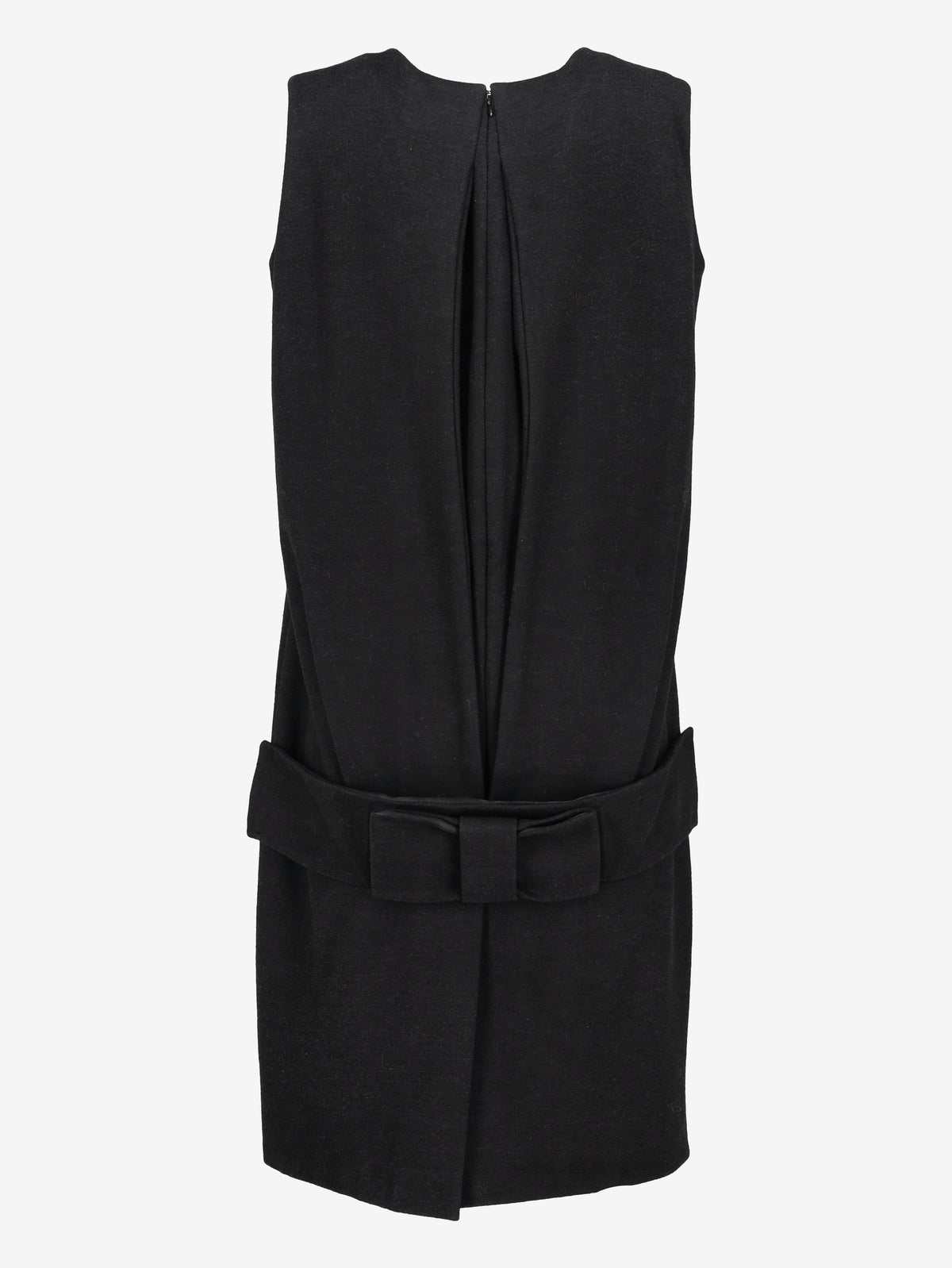 Prada Sleeveless Wool Midi Dress with Back Bow W2926.3  Prada 