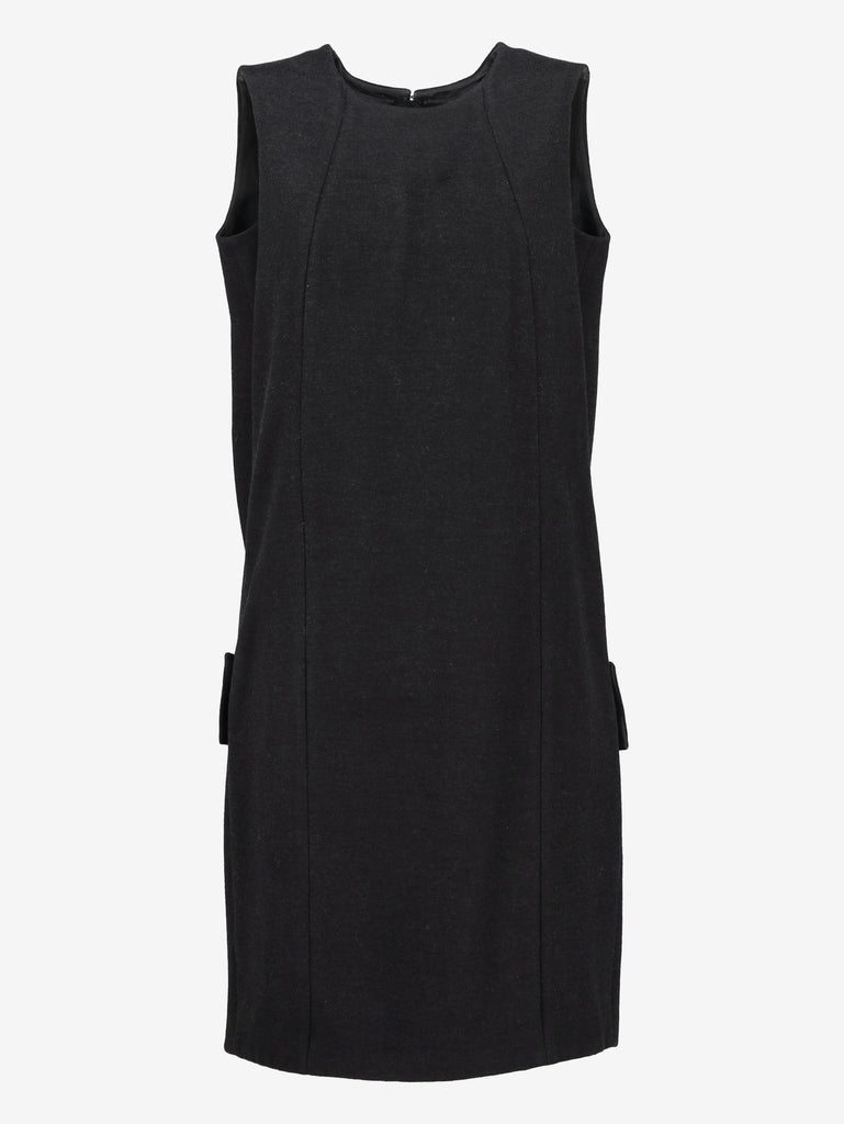 Prada Sleeveless Wool Midi Dress with Back Bow W2926.3  Prada 