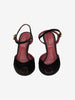 Prada Black Velvet-Effect Heeled Shoes W2926.44  Prada 