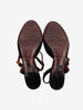 Prada Black Velvet-Effect Heeled Shoes W2926.44  Prada 