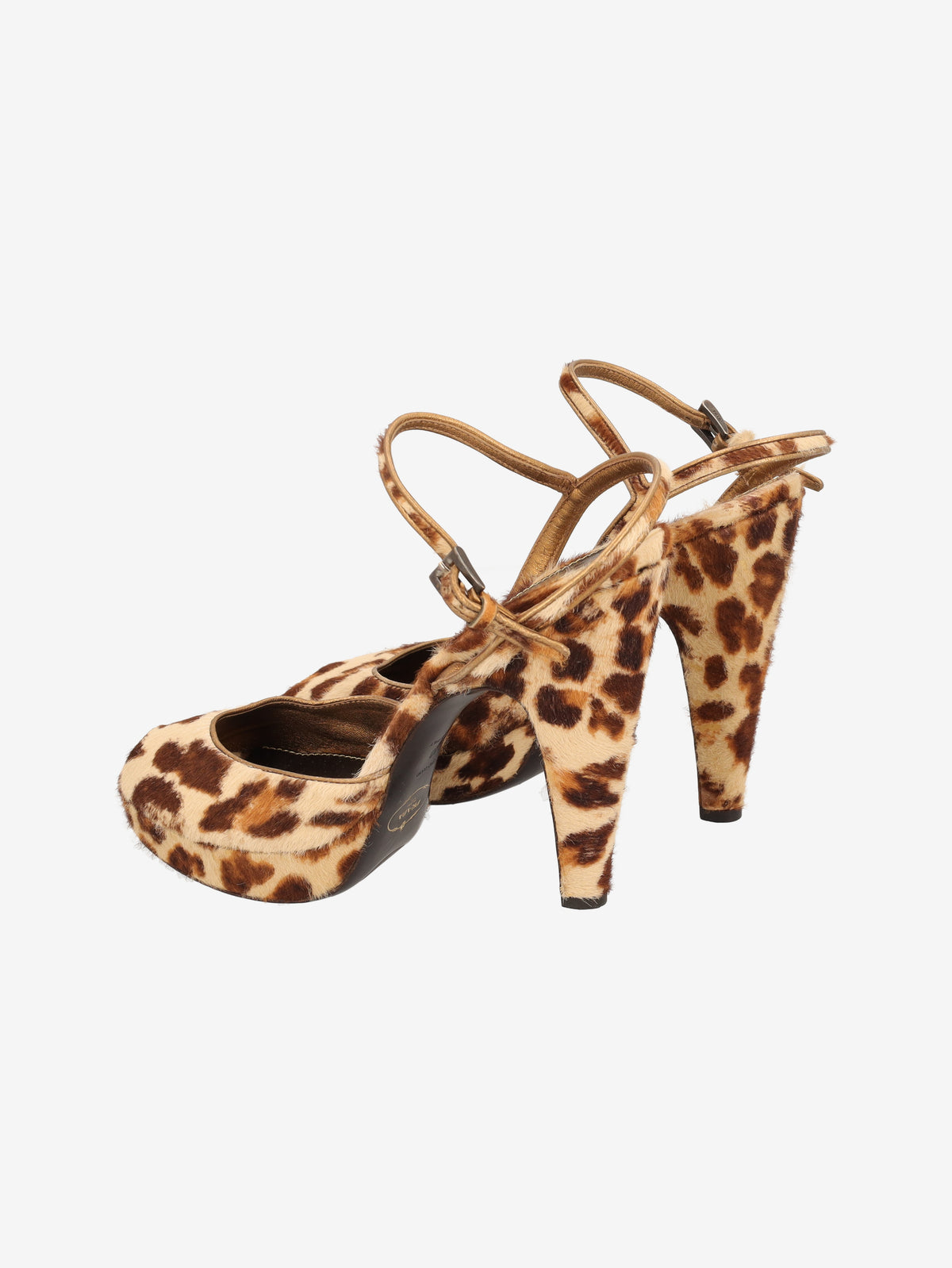 Prada Leopard-Print Heeled Shoes W2926.45  Prada 