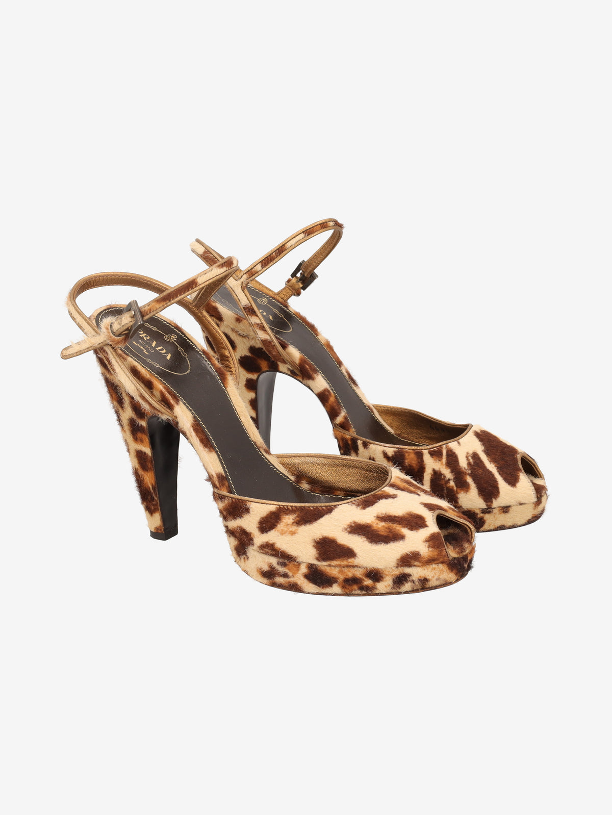 Prada Leopard-Print Heeled Shoes W2926.45  Prada 
