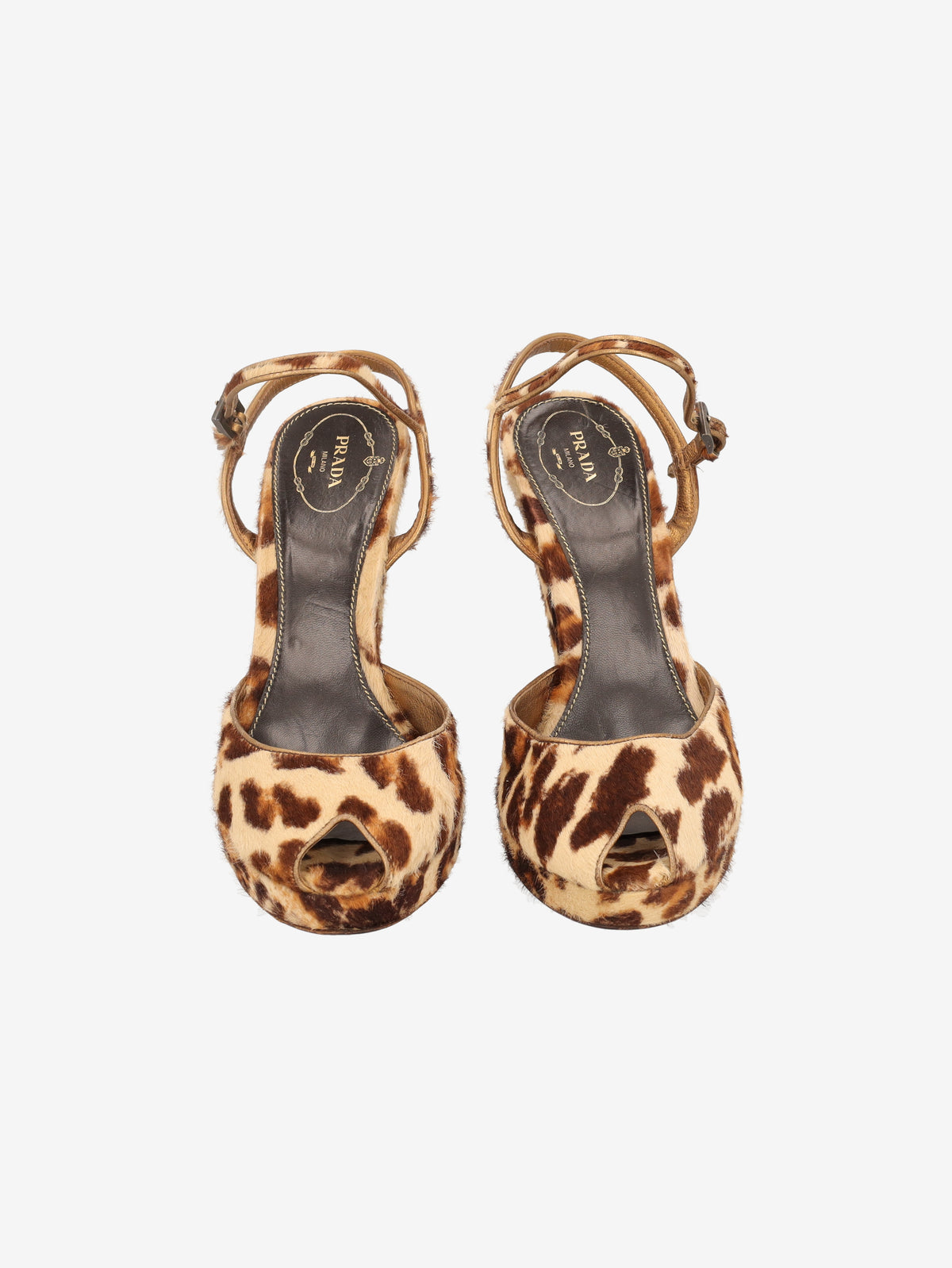 Prada Leopard-Print Heeled Shoes W2926.45  Prada 