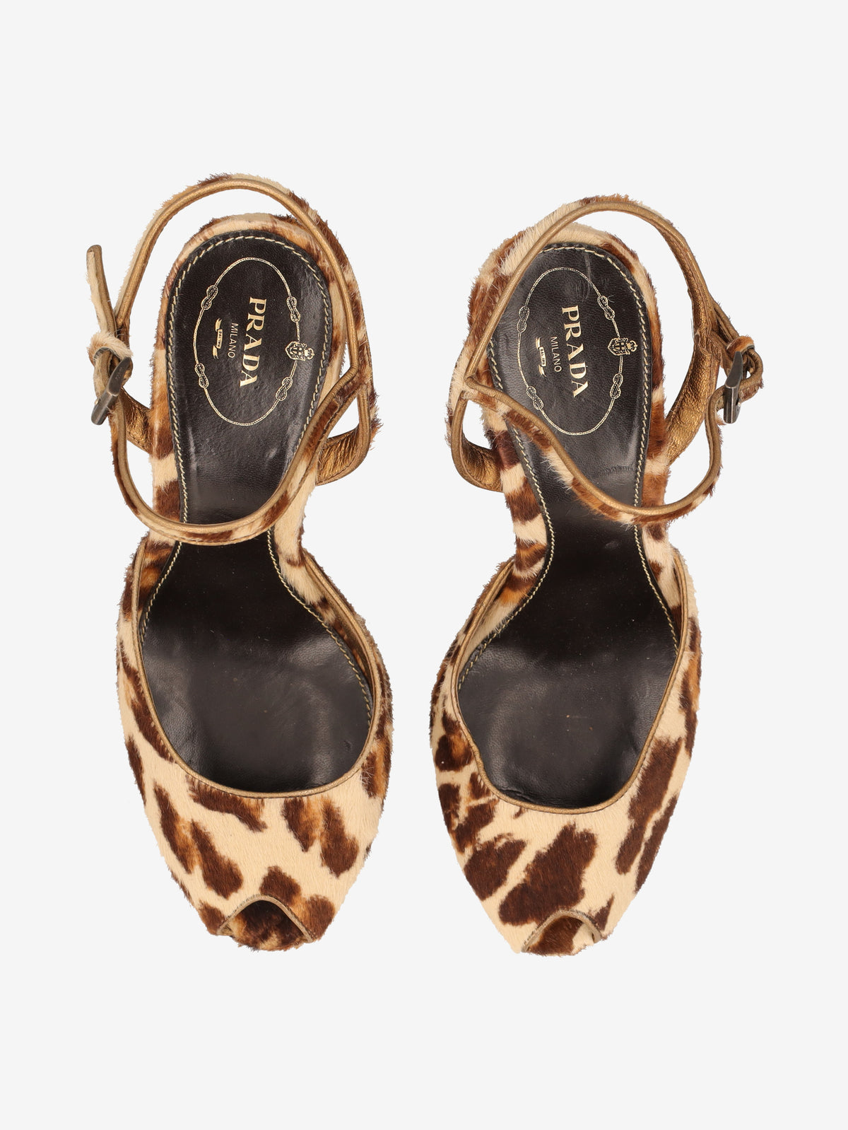 Prada Leopard-Print Heeled Shoes W2926.45  Prada 