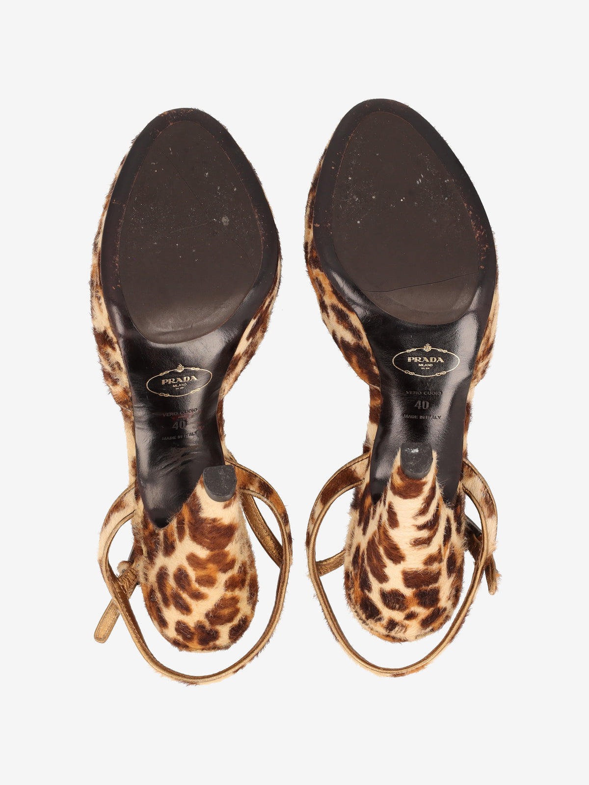 Prada Leopard-Print Heeled Shoes W2926.45  Prada 