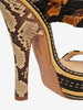 Prada Spring/Summer 2009 Runway Patchwork Python Platform Sandals W2926.46  Prada 