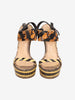 Prada Spring/Summer 2009 Runway Patchwork Python Platform Sandals W2926.46  Prada 