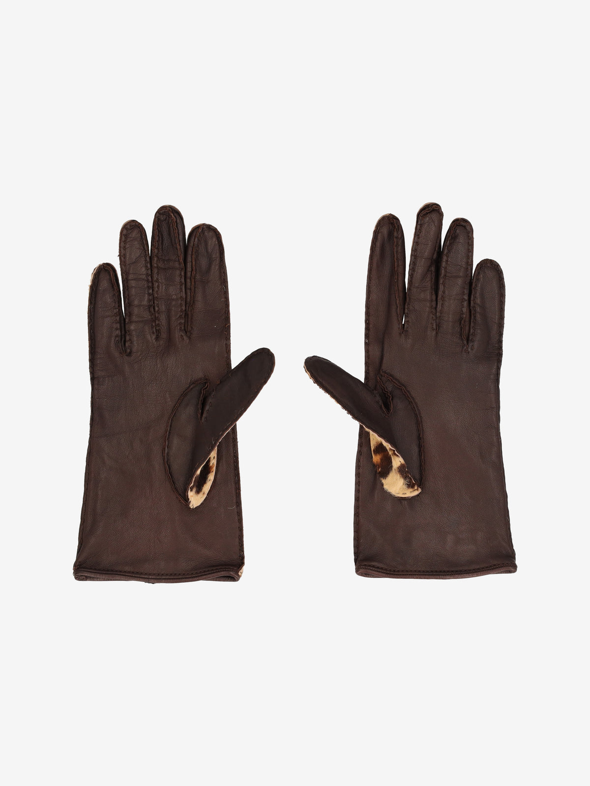 Prada Leopard-Print Leather Gloves W2926.53  Prada 