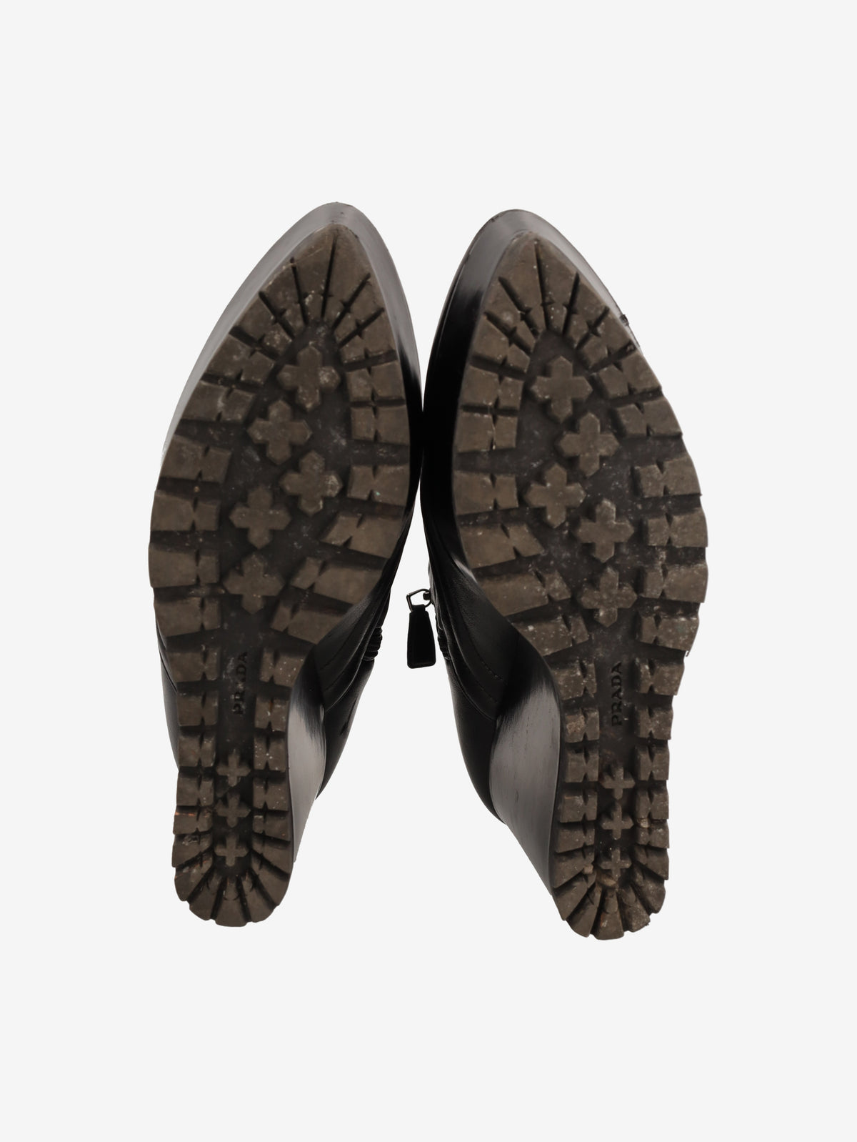 Prada 2010s Platform Ankle Boots W6826.10  Prada 